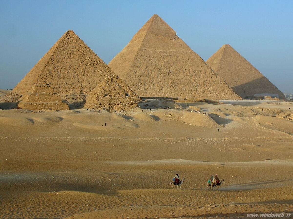 Egyptians: masters of carriage - source:  windoweb.it
