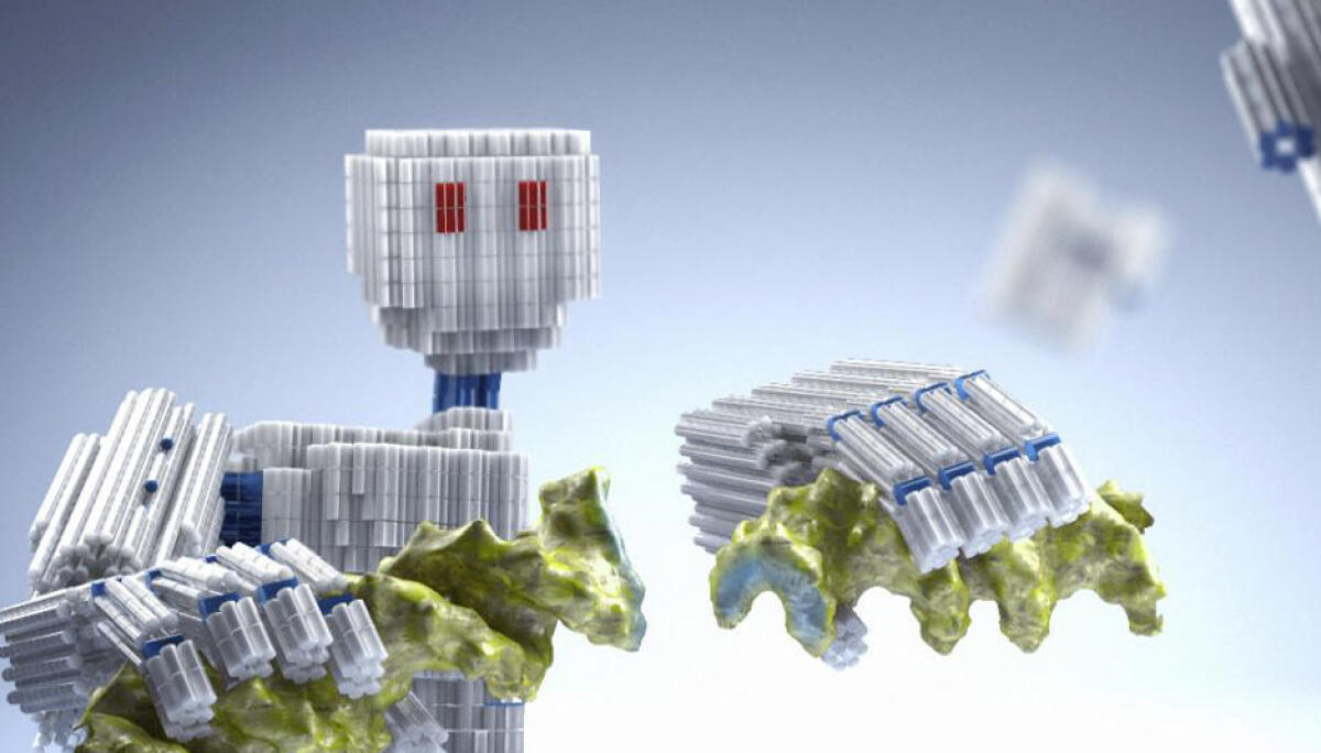 Nanorobot umanoidi a DNA con la tecnica degli origami - Credits: cdn.phys.org