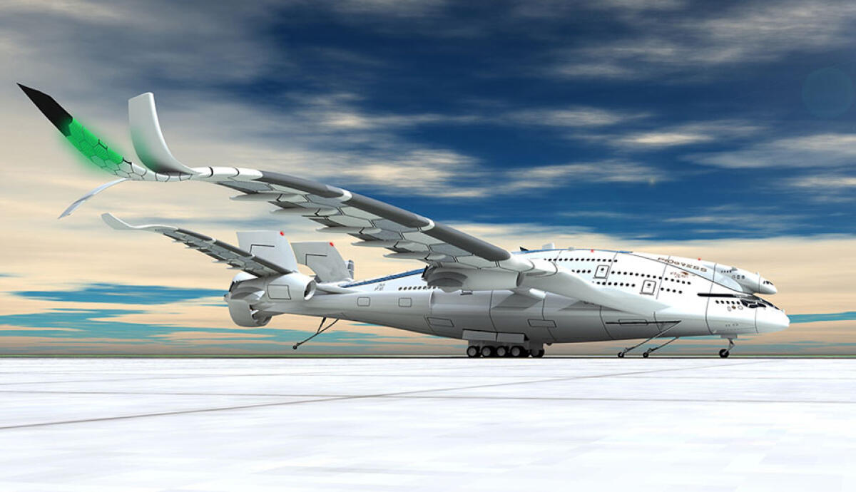 Awwa Progress Eagle: l’aereo del futuro a tre piani - behance.net