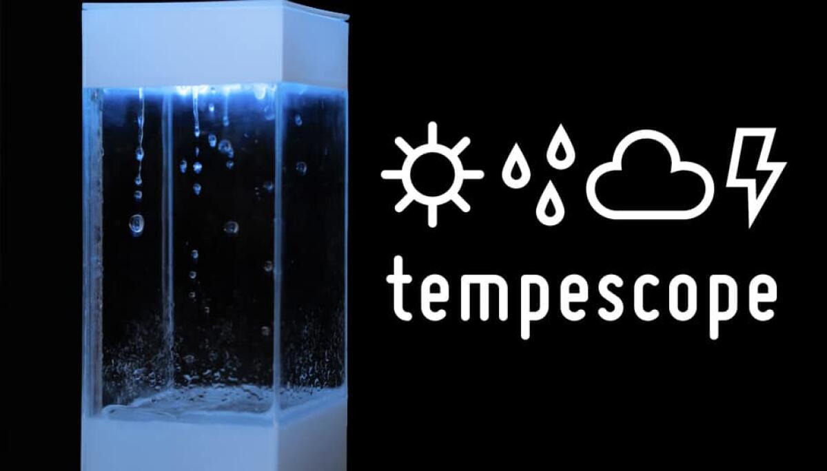 Tempescope, come riprodurre il meteo nella propria stanza - ©tempescope.com