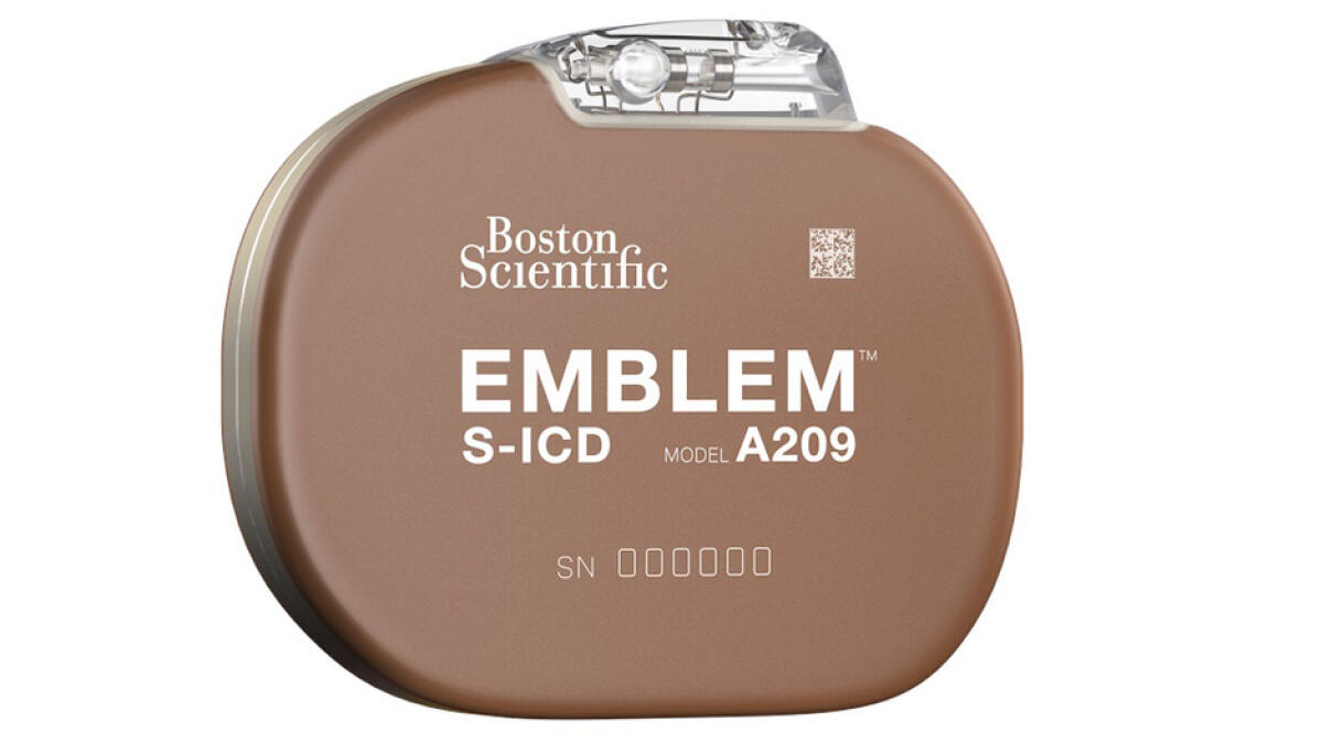 Emblem S-ICD: subcutaneous defibrillator without implantation in heart valve - bostonscientific.com