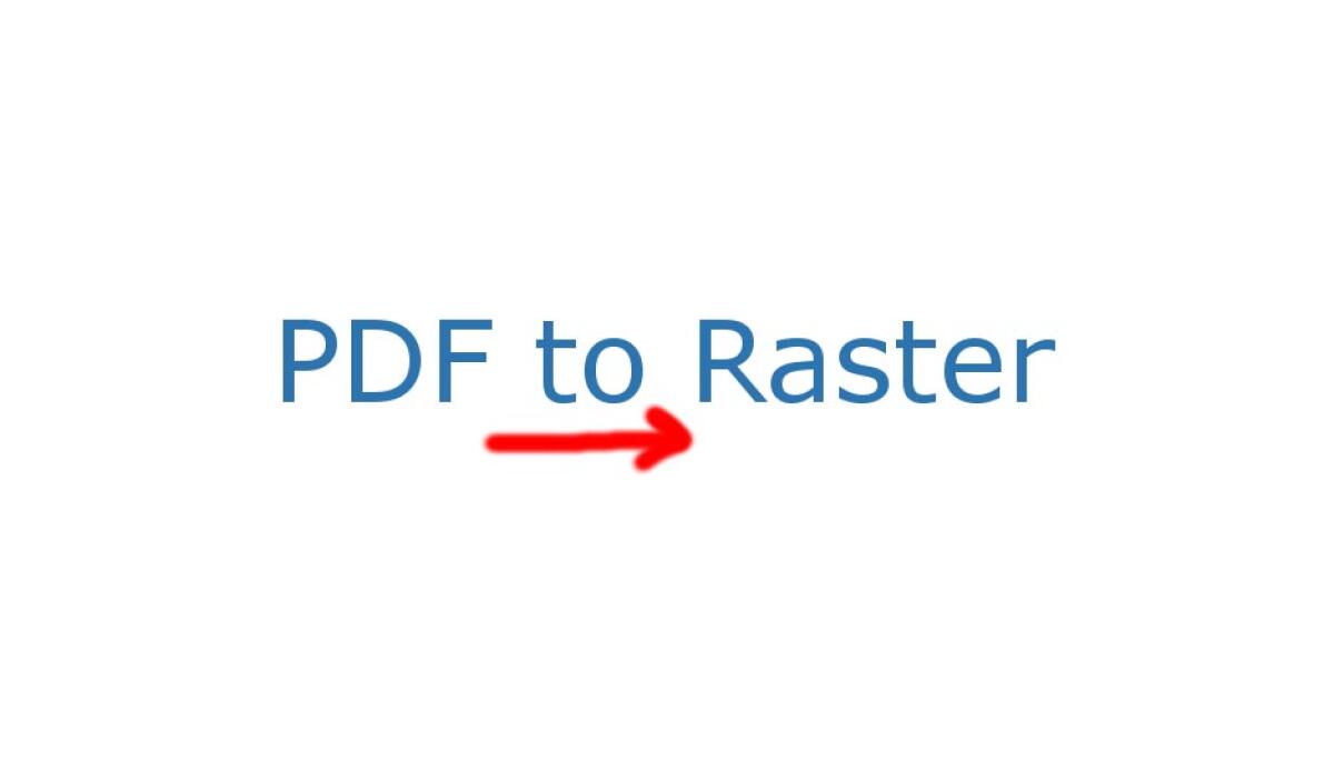 Come trasformare un pdf in un raster? - massimilianomoraca.it
