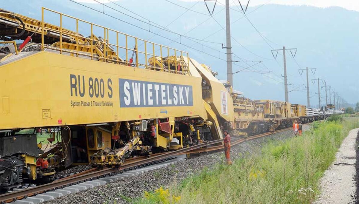 RU 800 S: the robot that builds railways - Plasser & Theurer