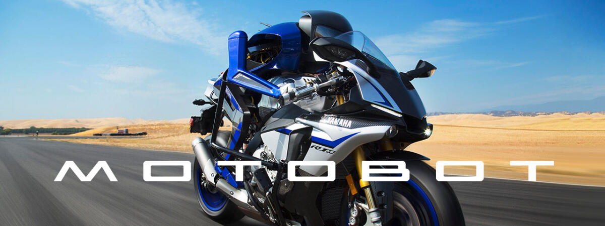 Motobot: anche i robot guidano le moto - Una sfida tra uomo e macchina in sella alla moto: Yamaha presenta il suo pilota artificiale. Credits: global.yamaha-motor.com