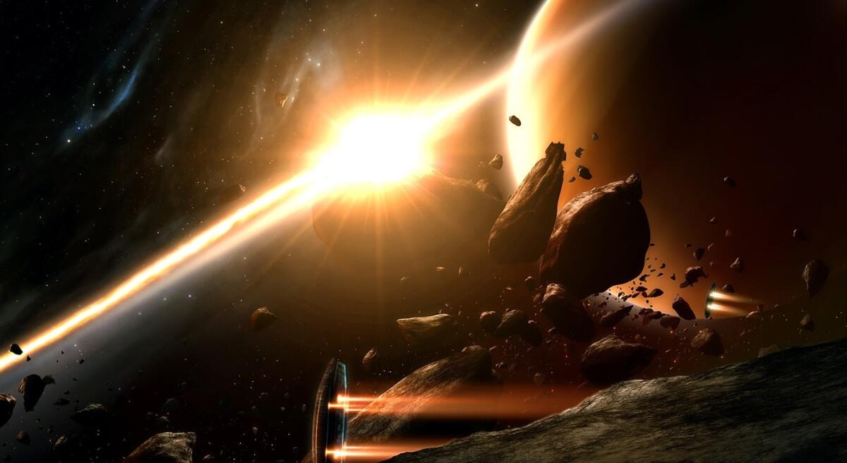 2003 SD220, l'asteroide di Natale - Impatto asteroide by drogbaster.it