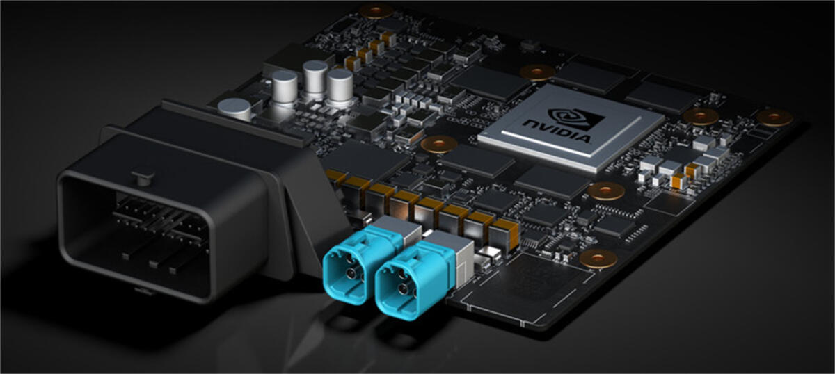 CES: Nvidia rivela la rivoluzione delle macchine con pilota automatico - NVIDIA Drive PX 2:
a super-computer with 12 CPU cores and four Nvidia Pascal GPU chips for self-driving cars. Credits:  nvdia.com