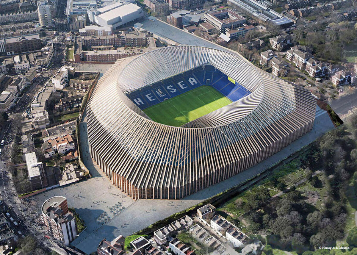 Here is the new Chelsea’s stadium - herzogdemeuron.com