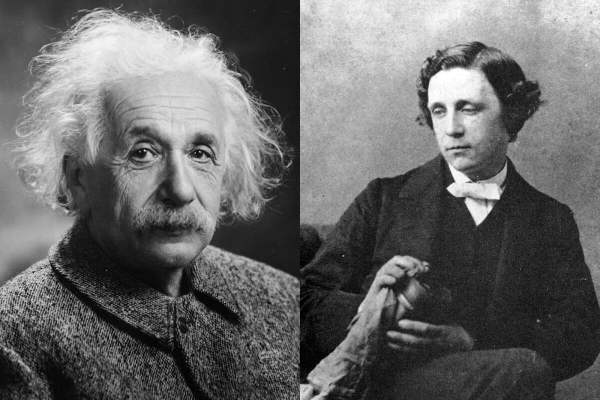 L'indovinello di Einstein-Carroll - Albert Einstein e Lewis Carroll