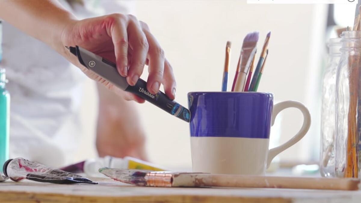 Scribble, la penna scanner per scrivere con i colori degli oggetti - Scribble