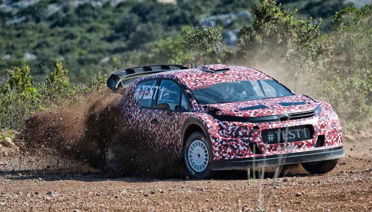Primi test per la World Rally Car 2017 di Citroën Racing - arlocanovarallye.org