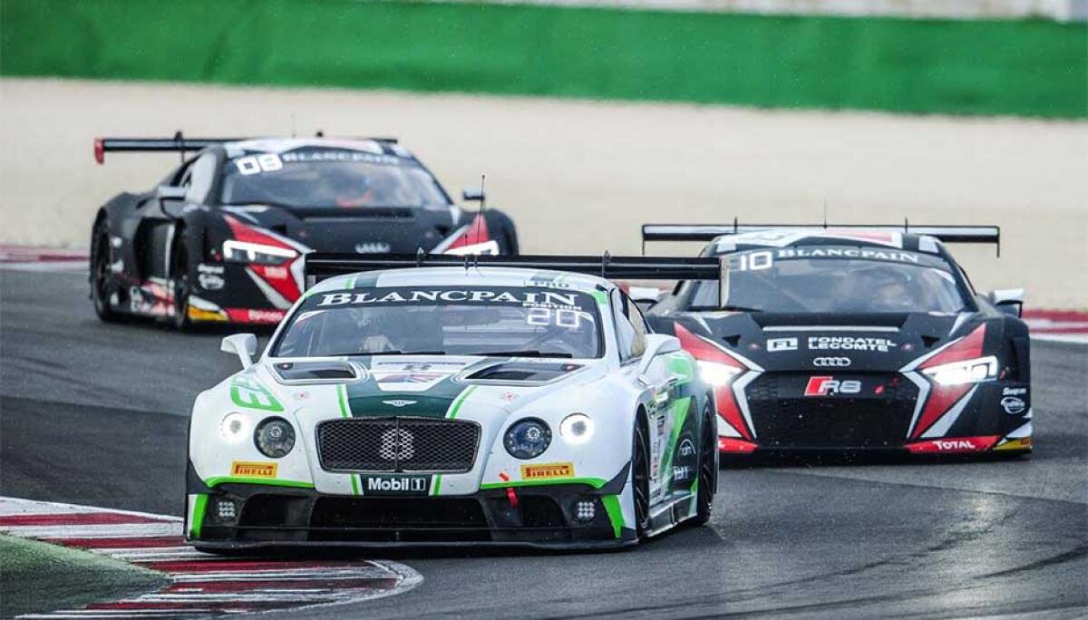 Bentley takes third podium in three blancpain Gt series events - gtspirit.com