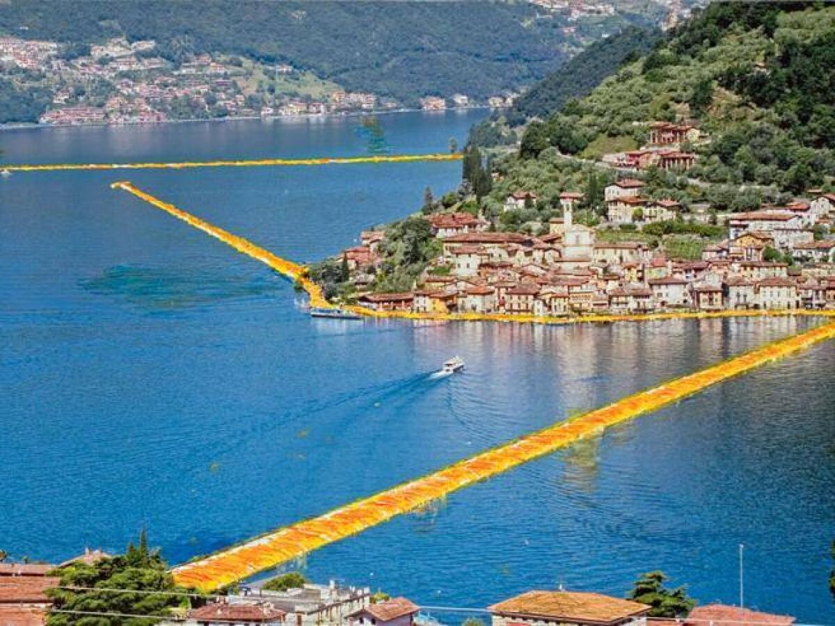La passerella galleggiante di Christo sul Lago d'Iseo - www.corriere.it