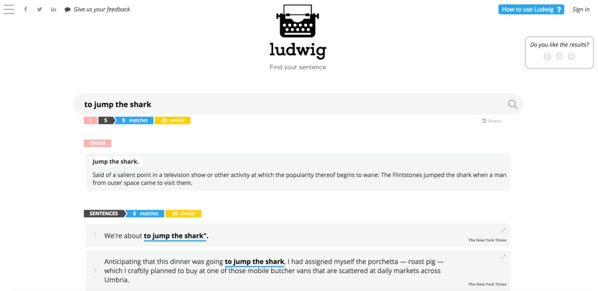 Ludwig - Un altro tool per scrivere e imparare l'inglese (AToolAWeek) - Ludwig è un tool italiano che funziona come un gigantesco dizionario interattivo. Credits: techcrunch.com