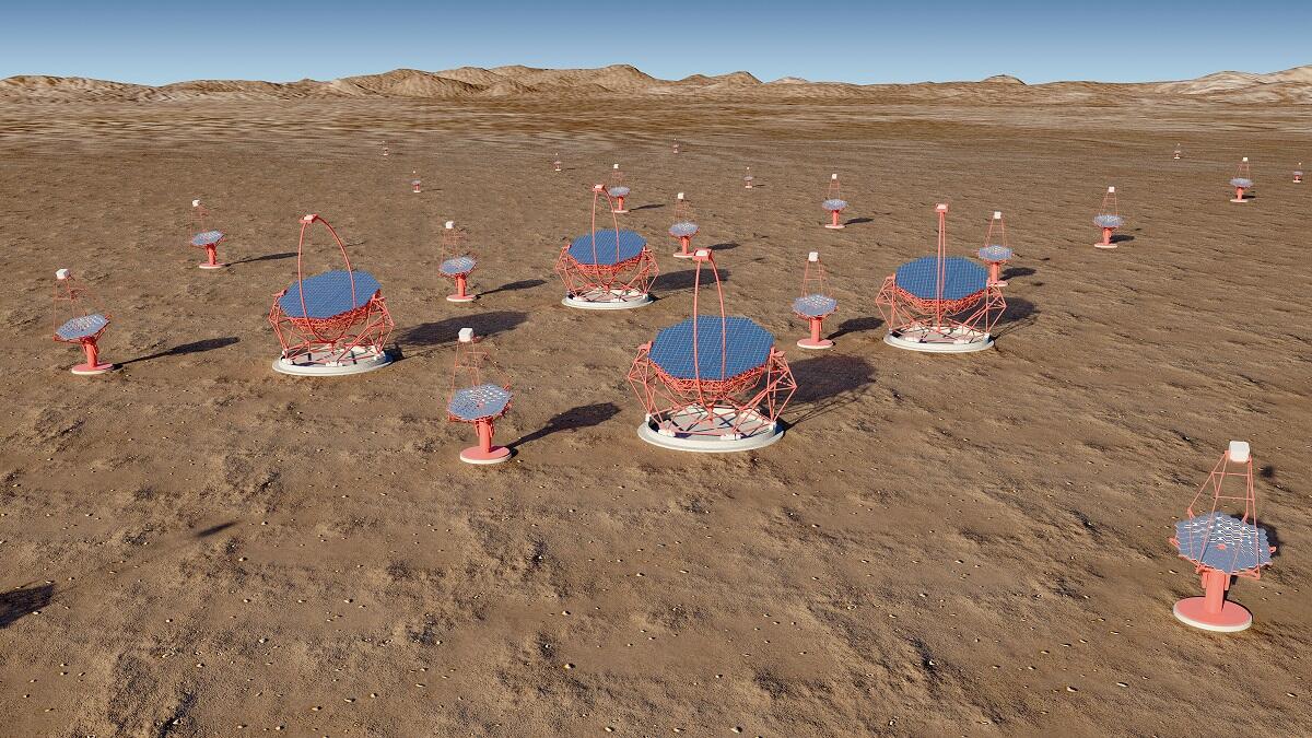 Cherenkov Telescope Array: a Bologna il Quartier Generale - CTA Montage Daytime, credits: http://www.isdc.unige.ch/cta/images/cta_new.jpg
