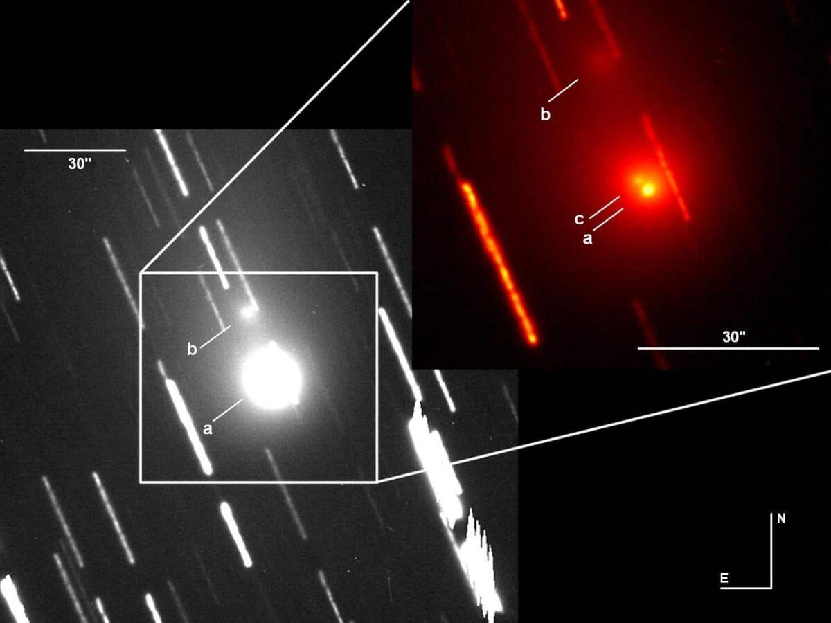 Troppo veloce, cometa va in frantumi: evento osservato per la prima volta - Cometa in frantumi, credits: http://www.media.inaf.it/wp-content/uploads/2016/06/cometa.jpg