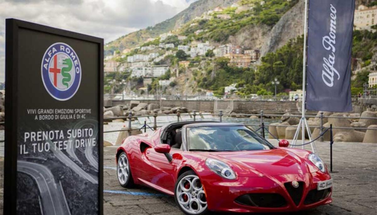 Parte da Amalfi il summer tour italiano di Fiat e Alfa Romeo - autoappassionati.it
