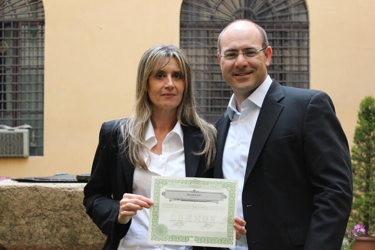 Amicus Therapeutics ha acquisito MiaMed, l'azienda spin-off dell’Alma Mater - Elisabetta Ciani e Michael (Mike) Jasulavic, credits: UNIBO