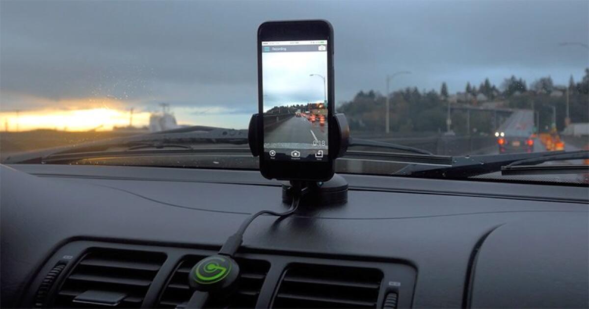 Dashcam Intelligente - Ecco come trasformare il tuo Smartphone (AToolAWeek) - Nexar è un'app che permette di utilizzare il proprio smartphone come Dashcam. Credits: slashgear.com