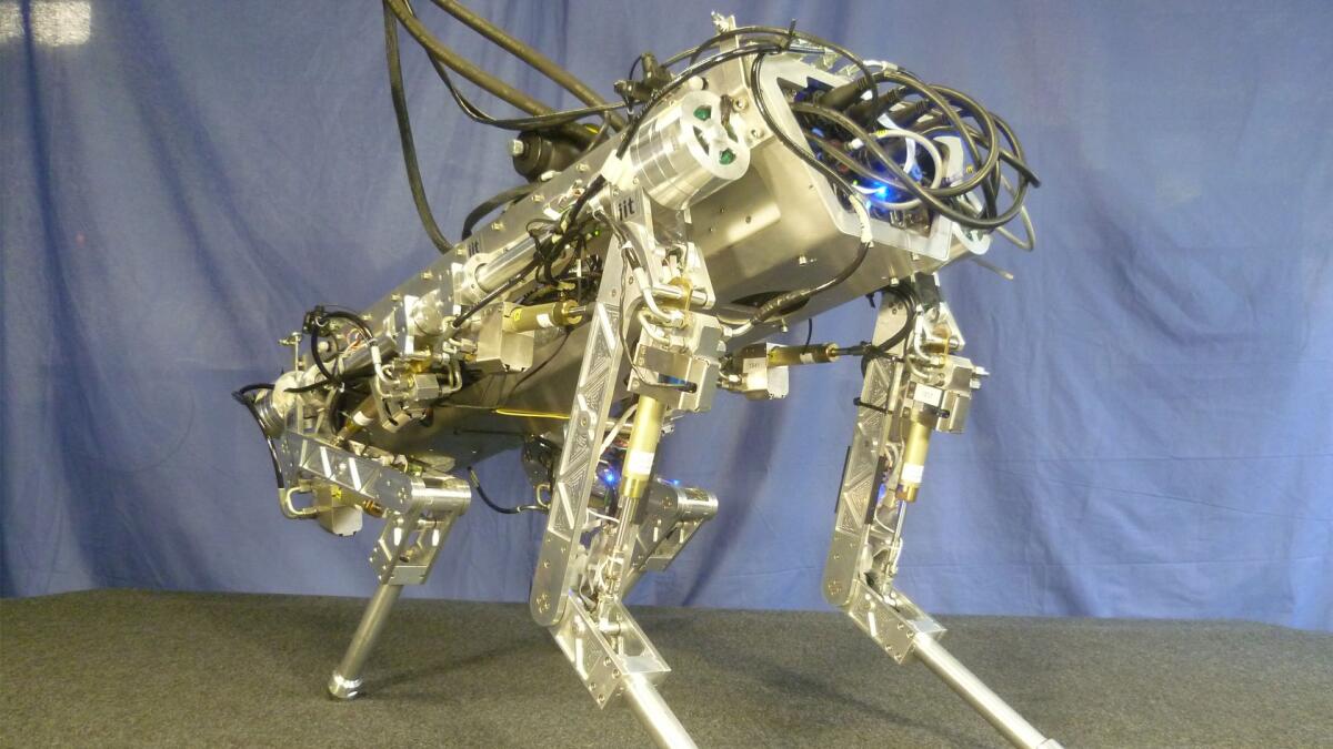 Robot HyQ: un nuovo laboratorio congiunto MOOG@IIT - 