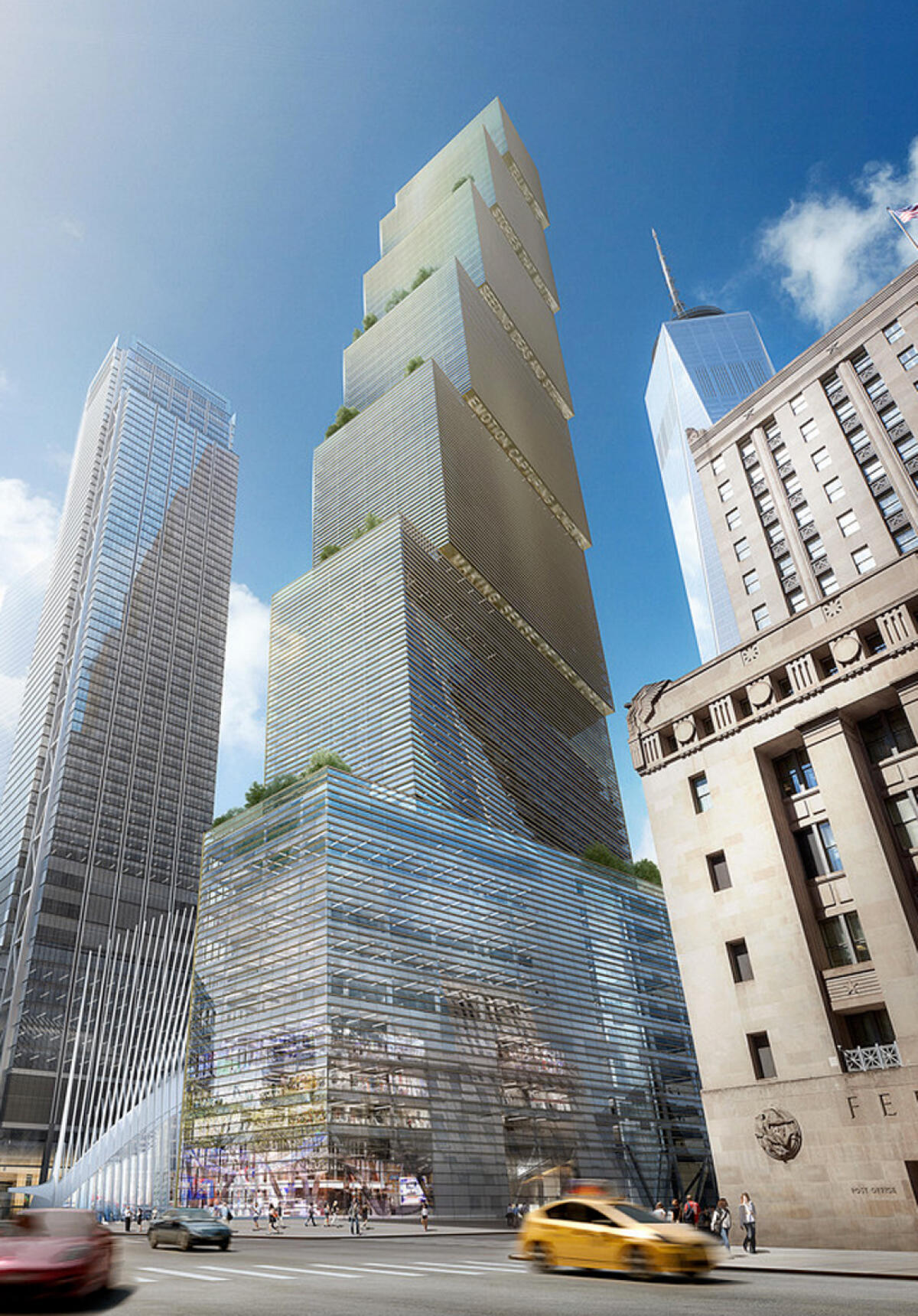 La nuova Torre 2 del World Trade Center di New York - big.dk