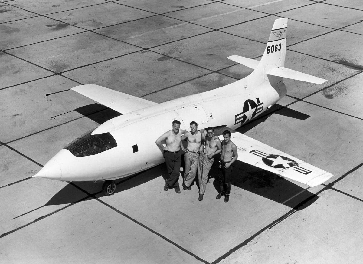 Bell X-1: il primo aereo supersonico a spiccare il volo - Il primo velivolo supersonico ha falcato i cieli della California. Credits: nasa.gov