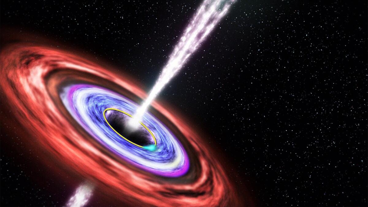 Gamma-Ray Burst: i "fari" dell'universo - Rappresentazione artistica di un lampo gamma. Credits: media.inaf