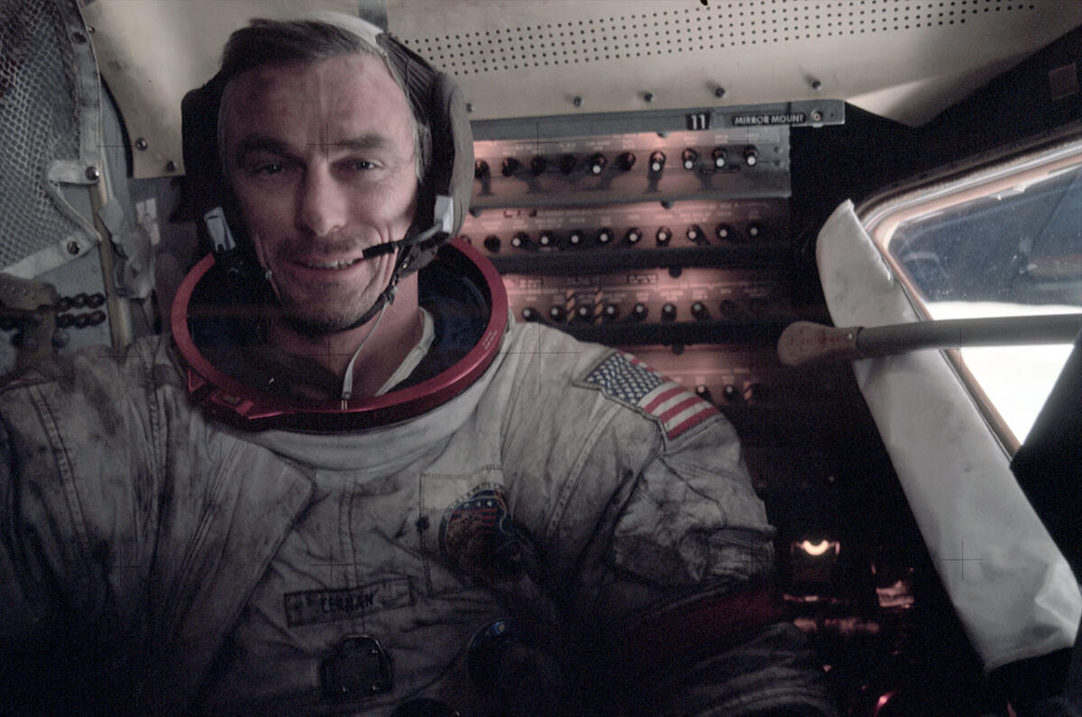 Eugene Cernan, l'ultimo uomo sulla Luna - Eugene Cernan, credits: collectspace.com