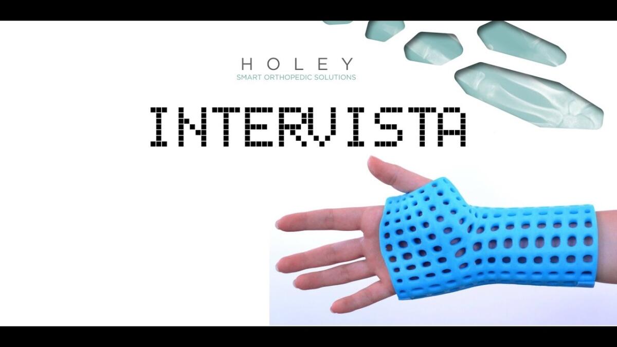 Holey: stampe 3D per tutori ortopedici personalizzati - 