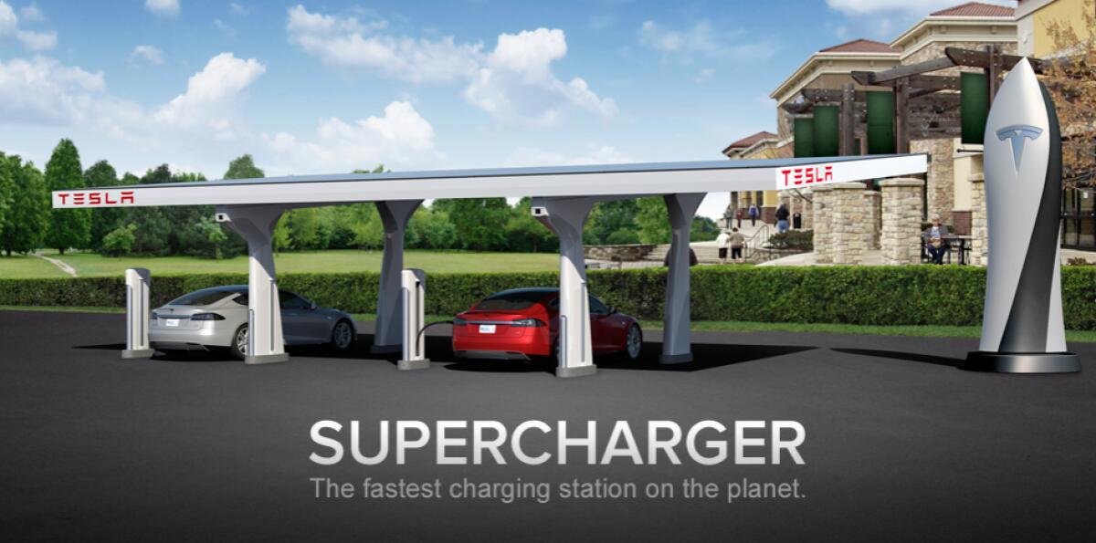 Supercharger: Tesla Motors' fast recharge - industrytap.com