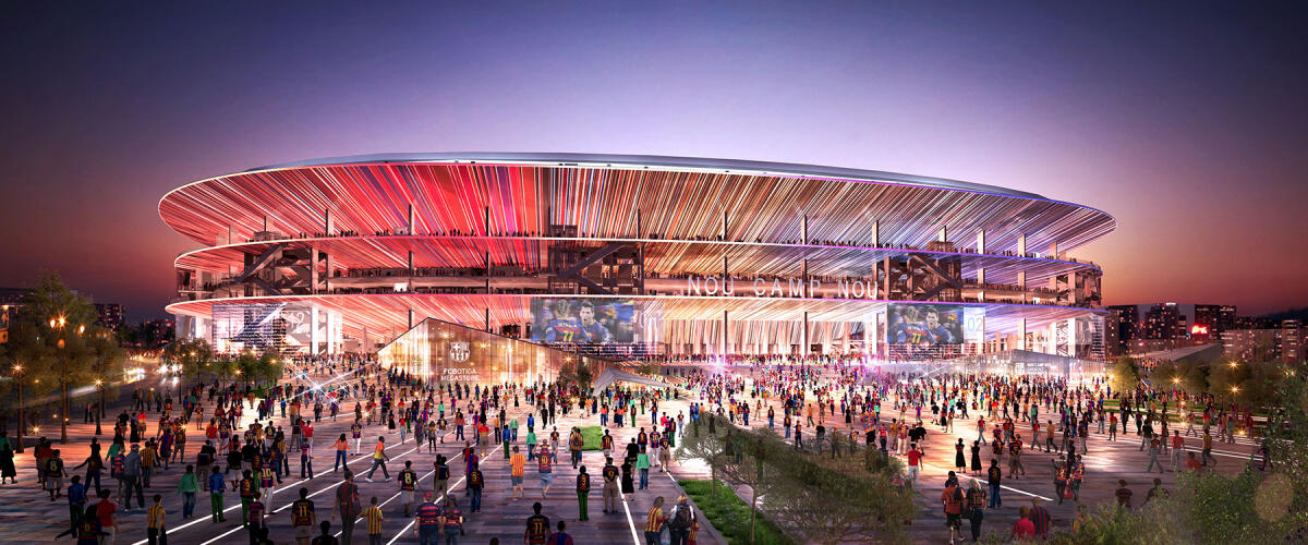 Il nuovo Camp Nou del Barcellona - 