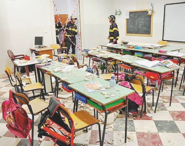 Le scuole italiane sono carenti sulla sicurezza antisismica