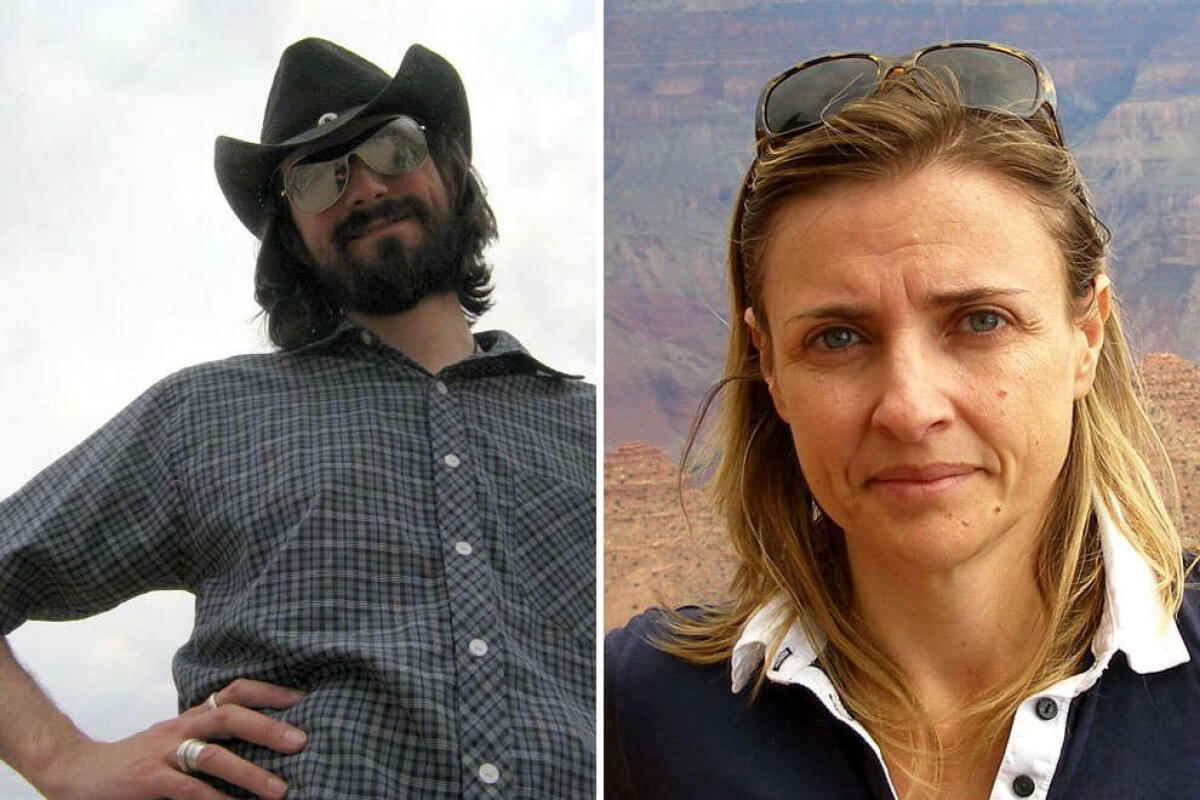 Strumento italiano scopre molecole organiche su Cerere - I ricercatori italiani Simone Marchi (sinistra) primo autore dello studio, e Maria Cristina De Sanctis (destra) responsabile dello strumento VIR