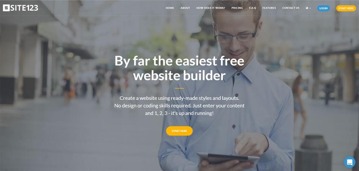 Creare un sito web? Mai stato così semplice con SITE123 - 