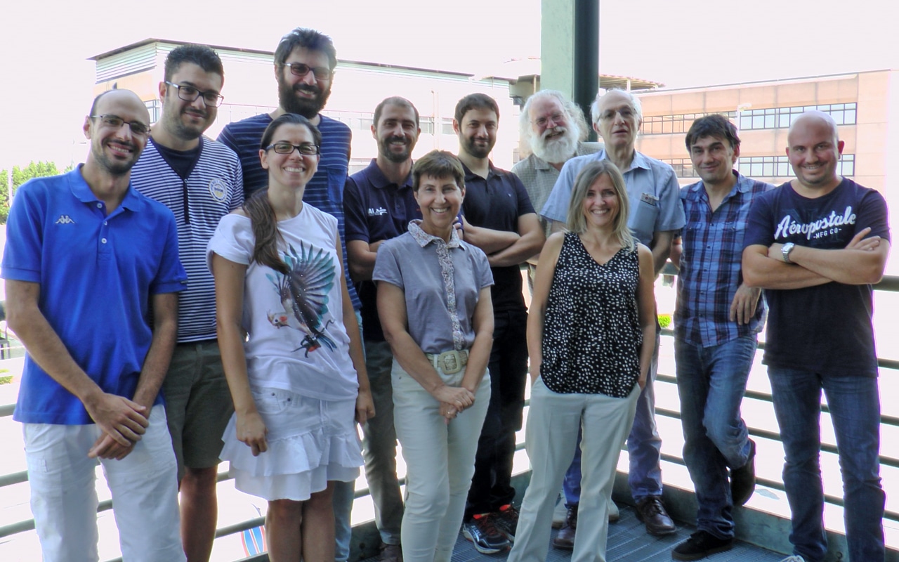 Il gruppo di ricercatori dell’INAF presso l’IAPS (Istituto di Astrofisica e Planetologia Spaziali) di Roma che compongono il “Team Dawn”. Da sinistra: Andrea Longobardo, Michelangelo Formisano, Francesca Zambon, Mauro Ciarniello, Teresa Capria, Marco Giar