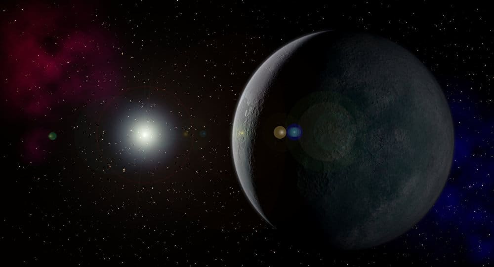 Rappresentazione artistica del "misterioso" Pianeta Nove.Credits: Sputnik Italia
