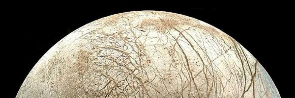 Rappresentazione artistica del satellite Europa.Credit: S.A.R.De. - Altervista.