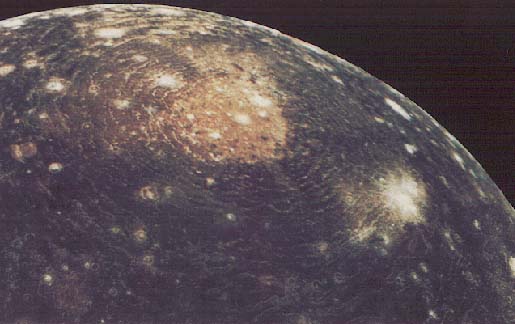 Rappresentazione artistica del satellite Callisto.Credit: The Hell Dragon