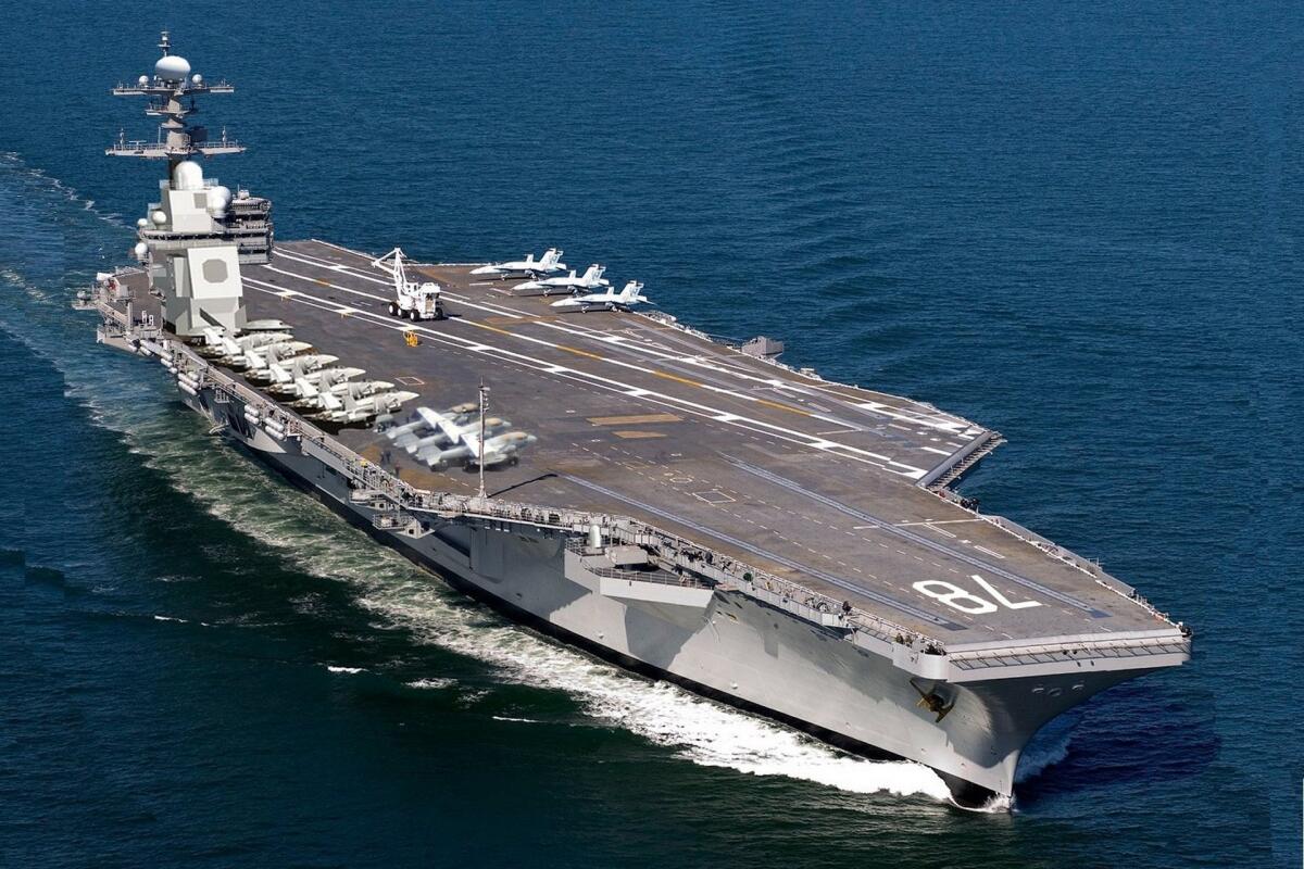Portaerei Gerald Ford: il nuovo gioiello della US Navy - PH. Diseno-art.com