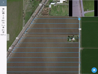 GIF che mostra l'utilizzo di Fieldscanner. Source: blog.dronedeploy.com