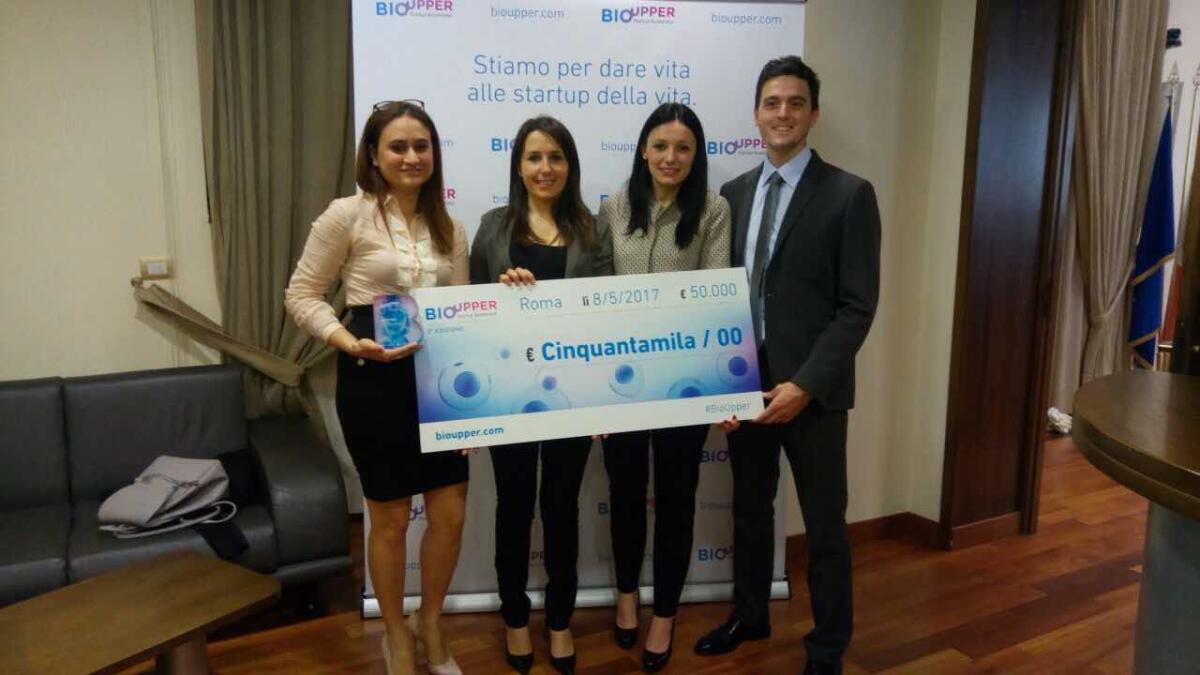 Bioupper: a salire sul podio la start up Kyme della IIT - Team Kyme: Enza Torino, Donatella Vecchione, Maria Russo, Alfonso Maria Ponsiglione, Paolo Netti
https://talk.iit.it