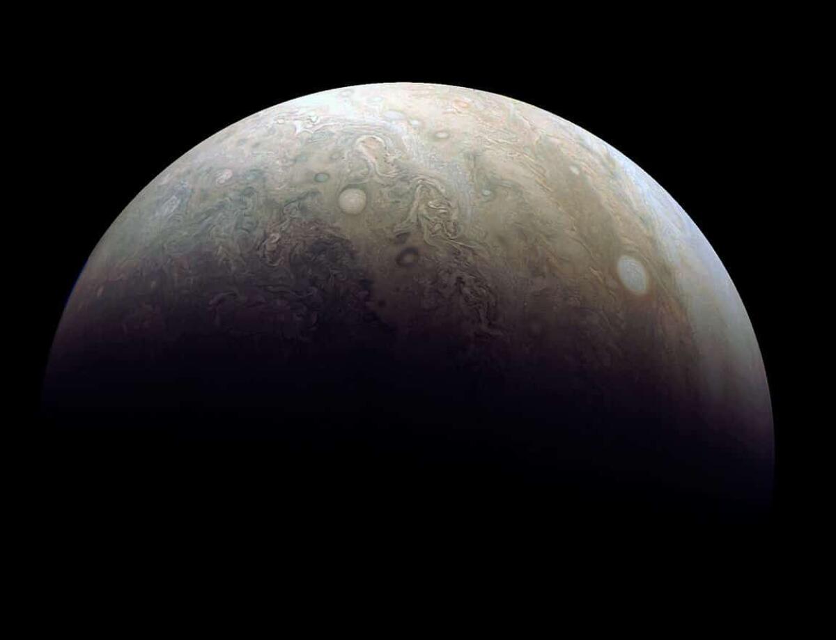 Giove? Suoni spettrali e tempeste gigantesche! [VIDEO] - Giove, credits: NASA/JPL/Juno - Damian Peach