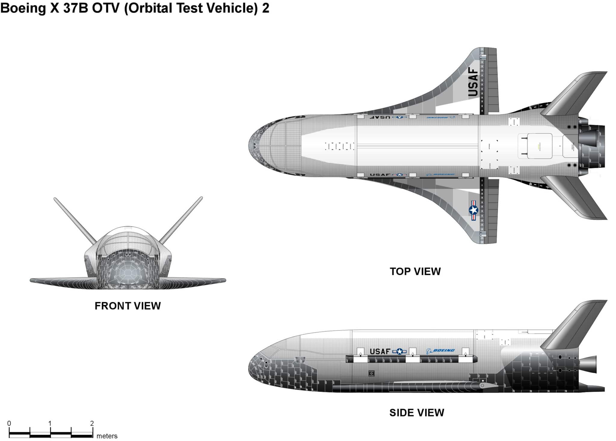 X-37B concept, credits: solarsystemscience.com