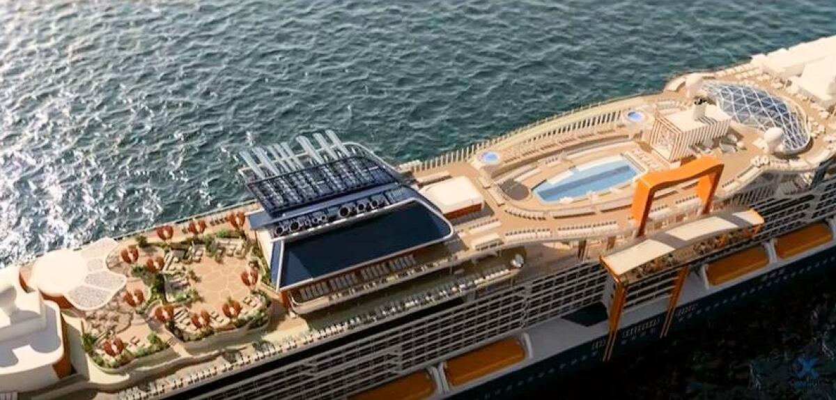 Posa della chiglia di Celebrity Edge - malcolmoliver.wordpress.com