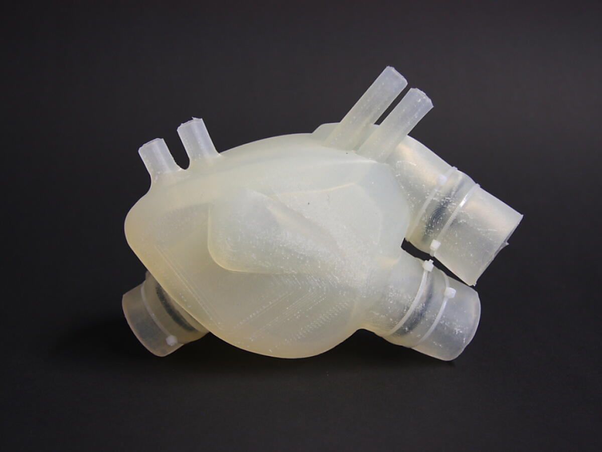 Stampa 3D: cuore artificiale con ciclo cardiaco naturale realizzato a Zurigo - Cuore artificiale in silicone realizzato a Zurigo
http://barfi.ch