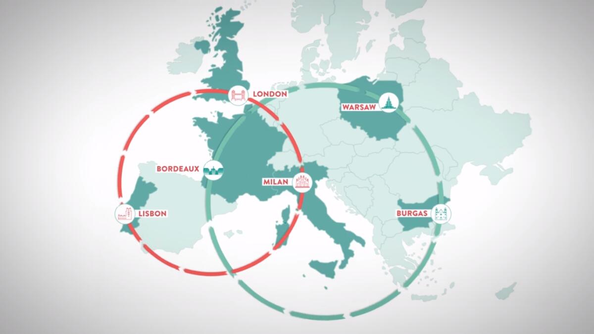 Sharing Cities: la sfida Smart di 6 città europee - Le città coinvolte da Sharing Cities
urbanizehub.com