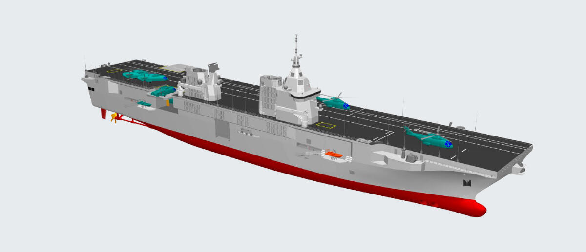 Castellammare di Stabia: al via i lavori per l'Unità Anfibia Multiruolo (LHD) - PH: Fincantieri