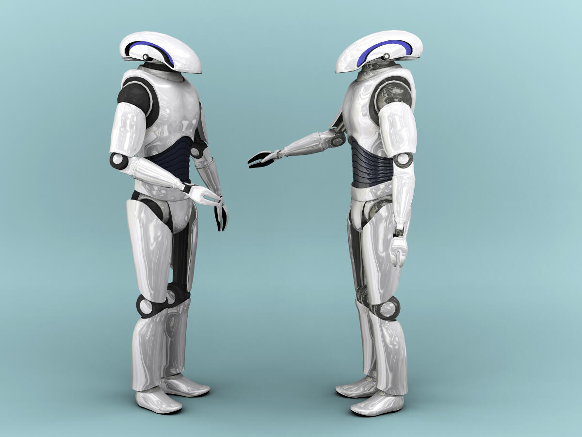 Niente panico: nessun bot ha mai inventato un proprio linguaggio - Due robot che parlano tra di loro e inventano un nuovo linguaggio? Niente panico: è solo un bug di programmazione. Credits: kvibe.com