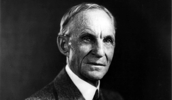 Henry Ford. Fonte: The Philanthropy Roundtable