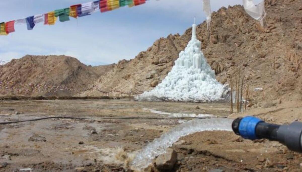 Ladakh: from desertification to Ice Stupa glaciers - icestupa.org