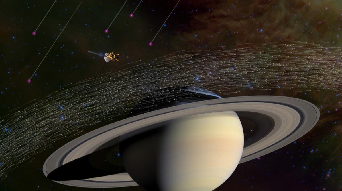 Polvere interstellare: un regalo di Cassini - Credits: NASA/JPL-Caltech